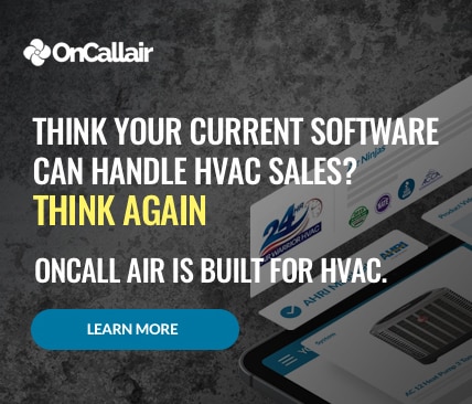 Oncall Air HVAC banner