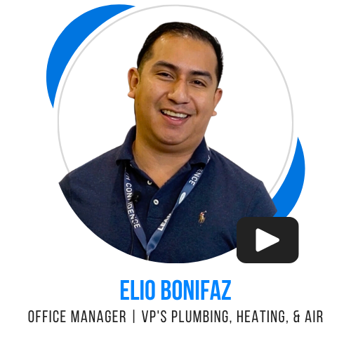 Elio Bonifaz, Office Manager, VP's Heating, Plumbing & Air
