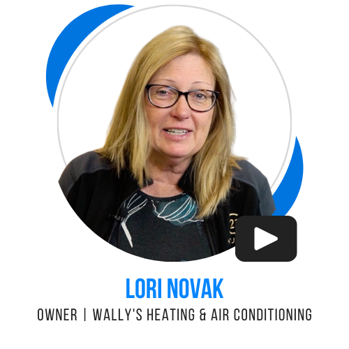 Lori Novak, Owner. Wally's Heating & Air Conditioning