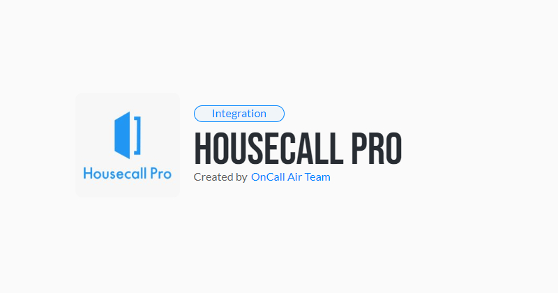 Housecall Pro Integration - OnCall Air