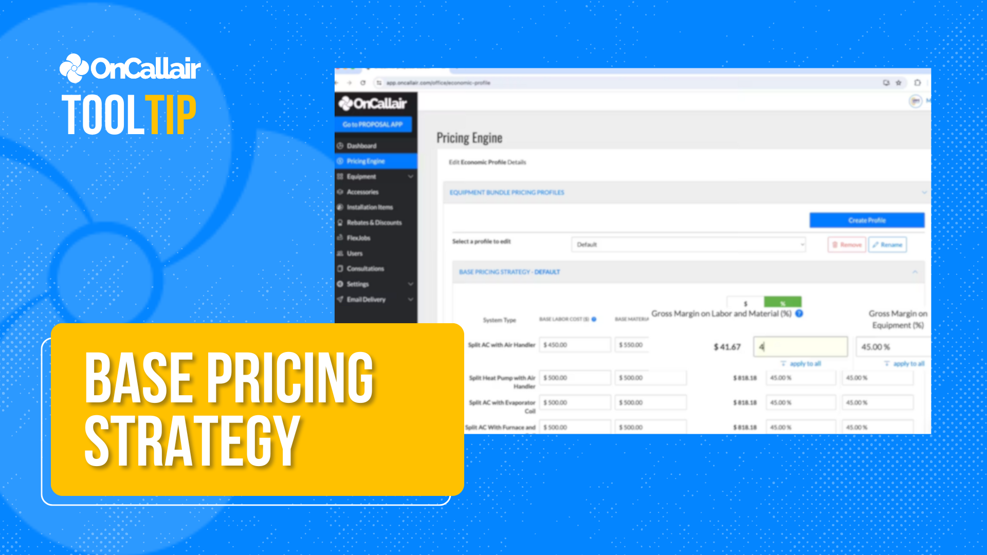 Base Pricing Strategy