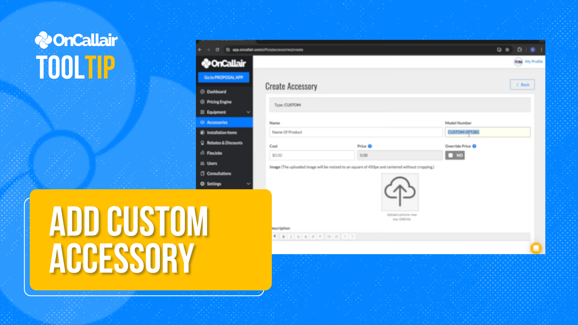 Add Custom Accessory