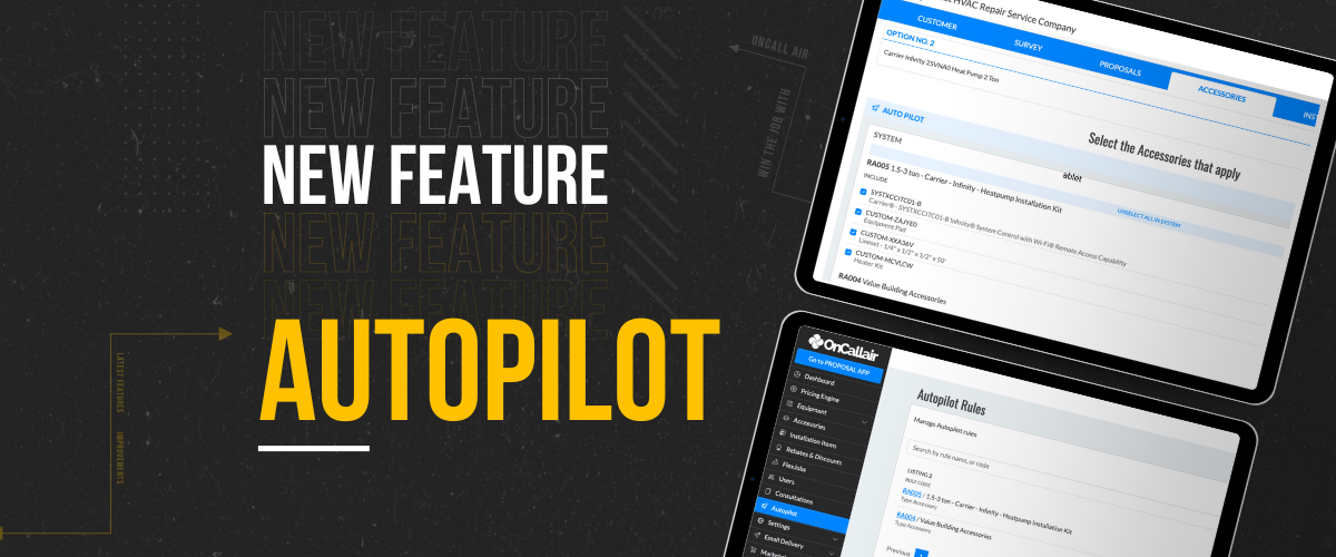 New OnCall Air Feature: Autopilot