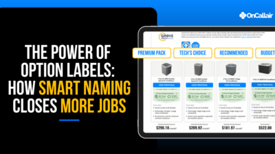 The Power of Option Labels: How Smart Naming Closes More HVAC Jobs