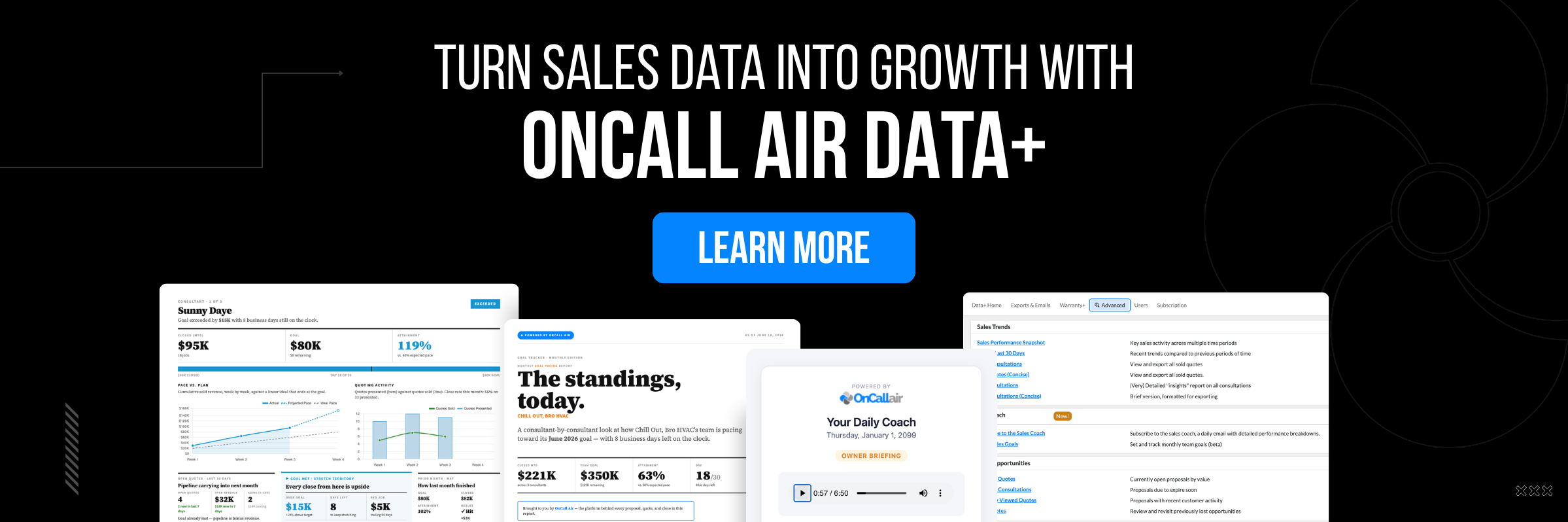 Turn Sales Data Into Growth with OnCall Air Data+