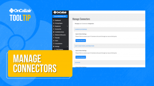 Manage Connectors