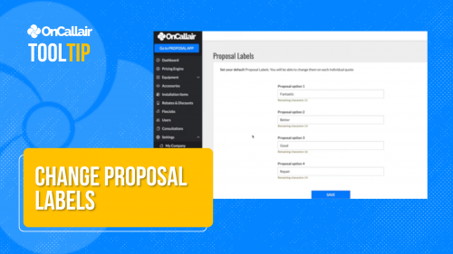 Change Proposal Labels