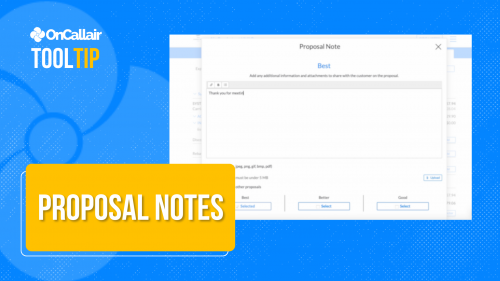 Proposal Notes