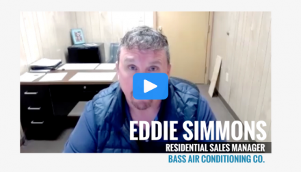 Eddie Simmons, Residential Sales Manager, Bass Air Conditioning Co.