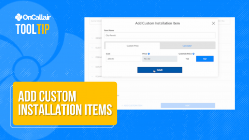 Add Custom Installation Item