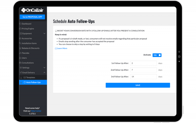 AUTOMATIC EMAIL REMINDERS