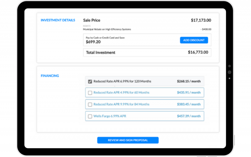 MULTI-FINANCING OPTIONS