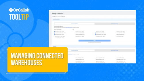 Manage Connected Warehouses