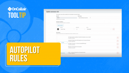 OnCall Air Autopilot Rules