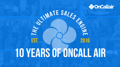 10 Years of OnCall Air - Watch Our Journey