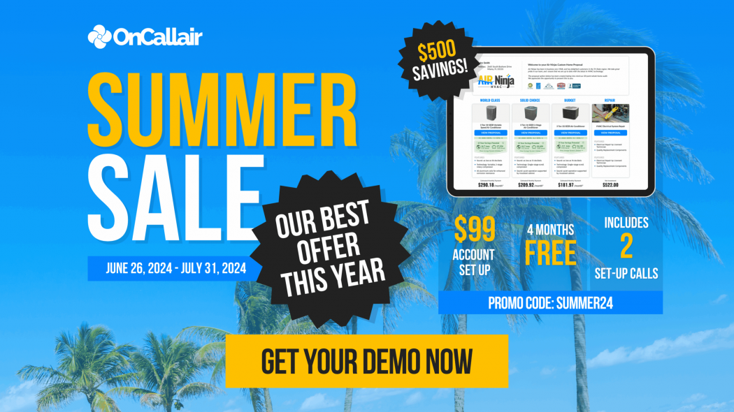 OnCall Air Summer Sale
