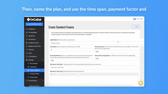 Add Standard Finance