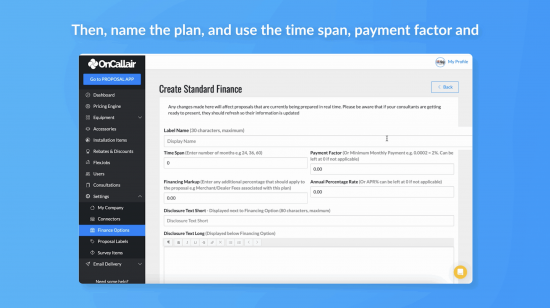 Add Standard Finance