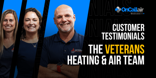 Warranty+ Veterans – Email Banner (2) OnCall Air Testimonials